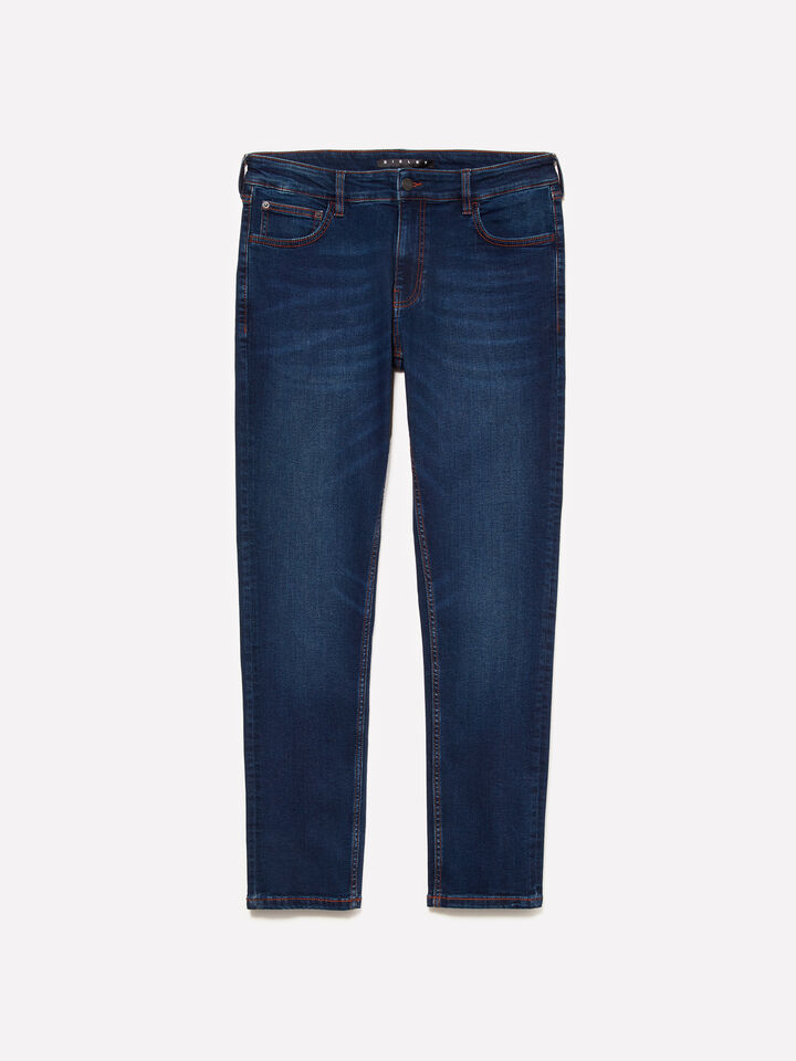 Bluejeans im Skinny Fit Style 73 - skinny fit jeans für herren - Dunkelblau | Sisley image number 5